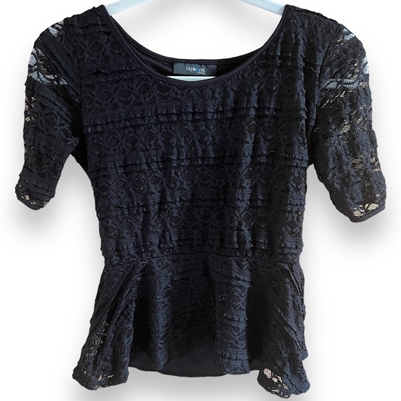 Style & Co Lace Top - Picture 5 of 5